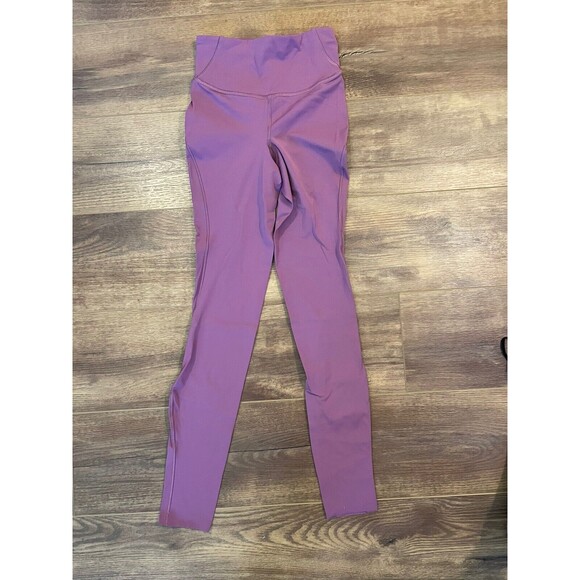 Lululemon Size 2 Base Pace High Rise Tight 27" Vintage Plum Purple/Mauve Legging - Picture 3 of 10